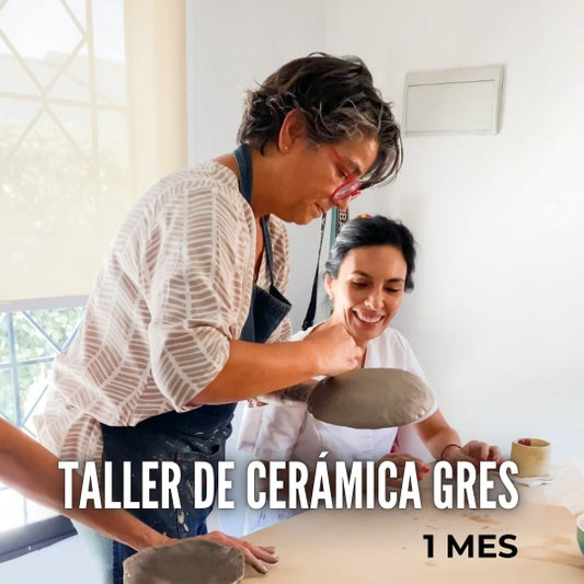 TALLER DE CERÁMICA GRES 1 mes